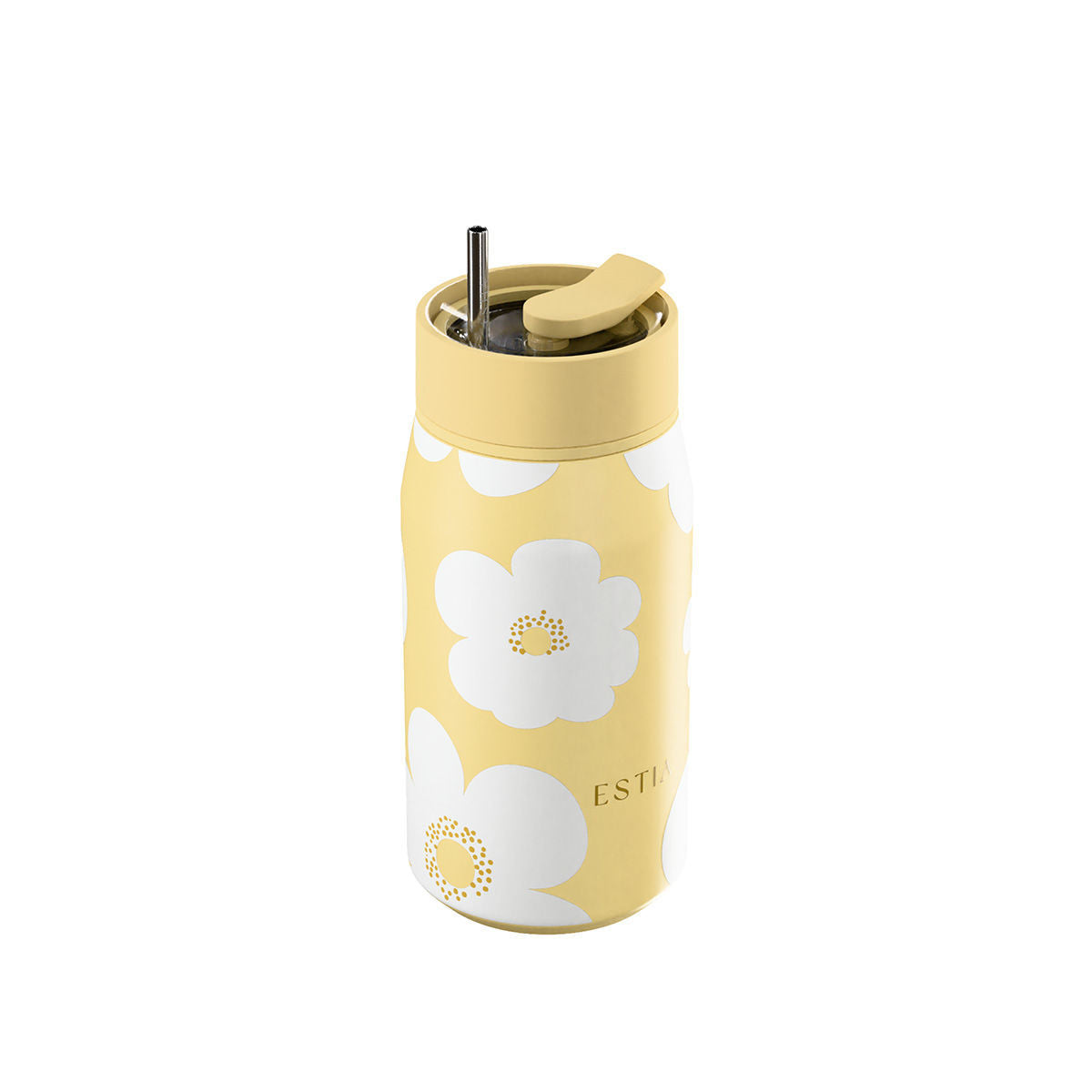 Combo Estia Θερμός Pulse 500ml & Flow 500ml & Lens 350ml Yellow Daisy