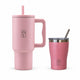 Combo Hugs My Tumbler 900ml Blush Mood & Coffee Cup 350ml Ροζ