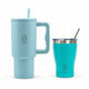 Combo Hugs My Tumbler 900ml Soft Sky & Coffee Cup 350ml Τιρκουάζ