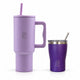 Combo Hugs My Tumbler 1200ml Purple Calm & Coffee Cup 350ml Μωβ