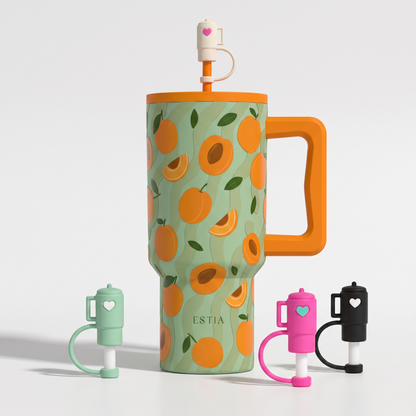 Combo Estia Straw Tumbler XL 900ml Series 4 & Hugs Straw Toppers Mini Tumblers σετ 4τμχ