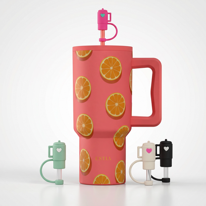 Combo Estia Straw Tumbler XL 900ml Series 4 & Hugs Straw Toppers Mini Tumblers σετ 4τμχ