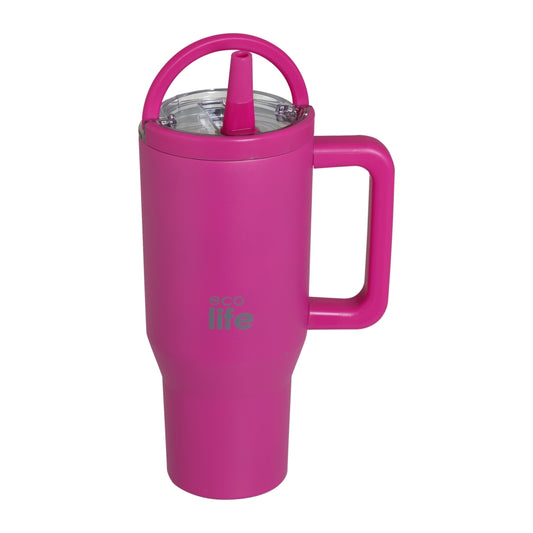 Ecolife Ποτήρι Θερμός - Tumbler με 2 Λαβές - 900ml
