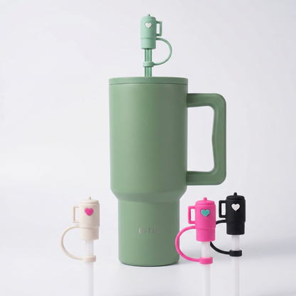 Combo Estia Straw Tumbler XL 900ml Series 4 & Hugs Straw Toppers Mini Tumblers σετ 4τμχ