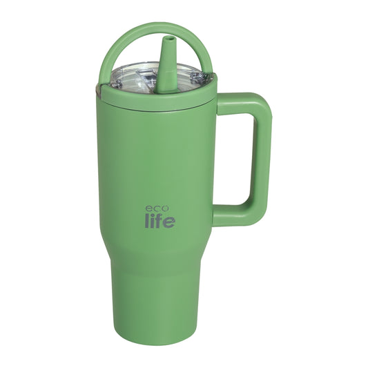 Ecolife Ποτήρι Θερμός - Tumbler με 2 Λαβές - 900ml