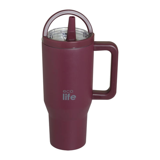 Ecolife Ποτήρι Θερμός - Tumbler με 2 Λαβές - 900ml