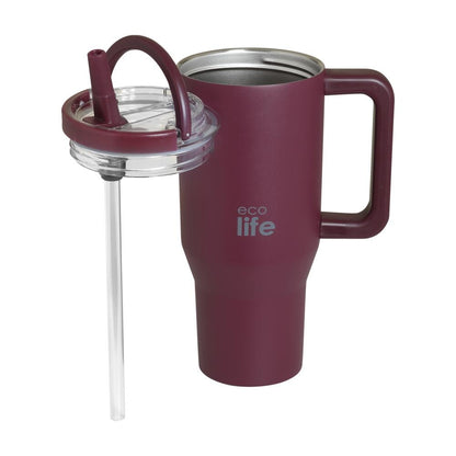 Ecolife Ποτήρι Θερμός - Tumbler με 2 Λαβές - 900ml