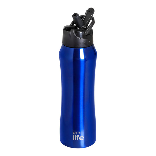 Ecolife Μπουκάλι Θερμός με Εσωτερικό Καλαμάκι - 500ml