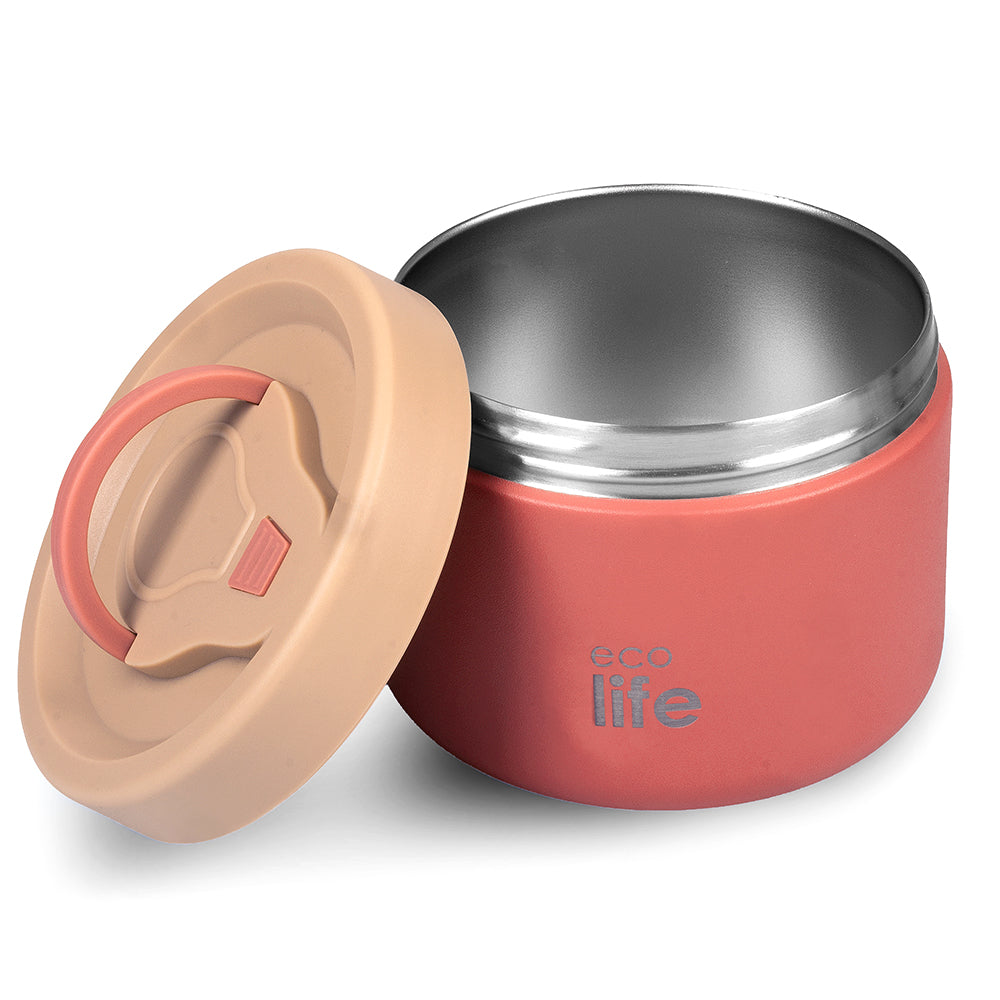 Ecolife Στρογγυλό Θερμός Φαγητού - 650ml