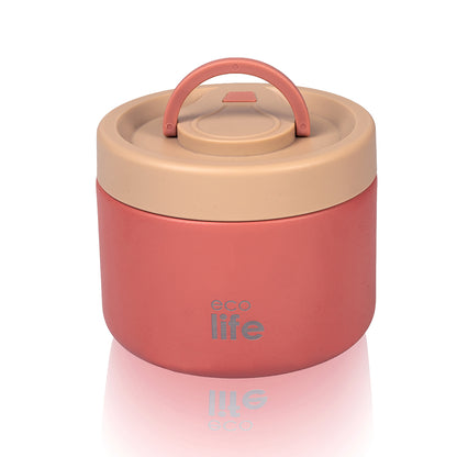 Ecolife Στρογγυλό Θερμός Φαγητού - 650ml