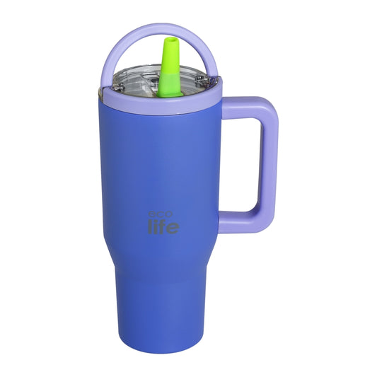 Ecolife Ποτήρι Θερμός - Tumbler με 2 Λαβές - 900ml