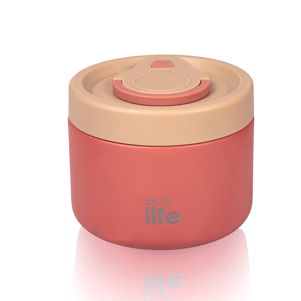 Ecolife Στρογγυλό Θερμός Φαγητού - 650ml