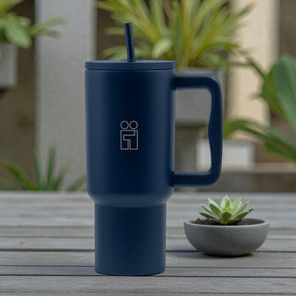 Hugs My Tumbler Ποτήρι Θερμός με Καλαμάκι - 900ml