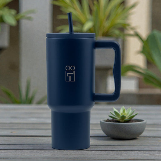 Hugs My Tumbler Ποτήρι Θερμός με Καλαμάκι - 900ml