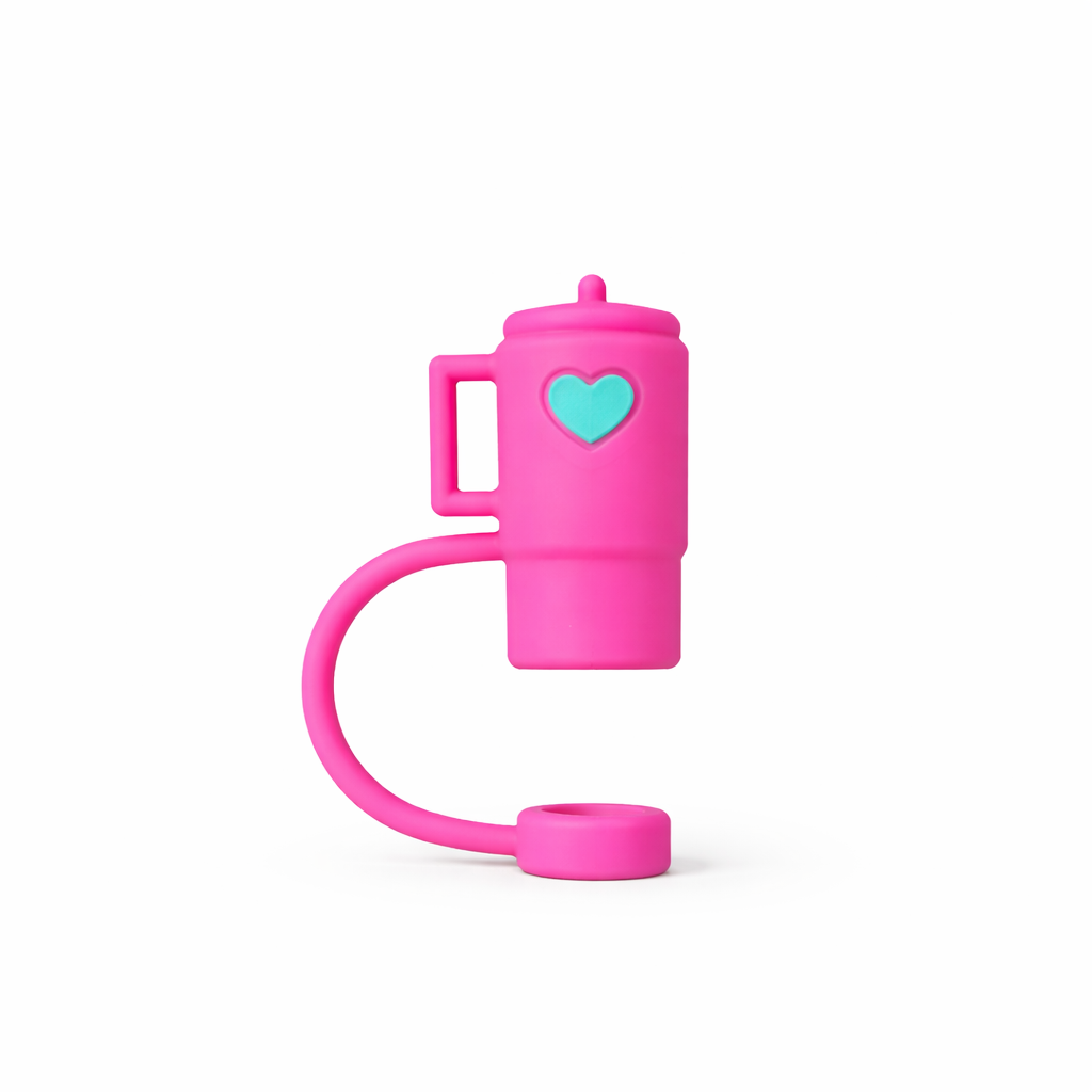 Hugs Straw Toppers Προστατευτικά για Καλαμάκια Tumbler σετ 4τμχ - Mini Tumblers