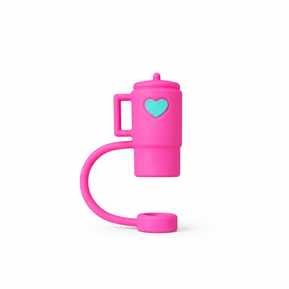 Hugs Straw Toppers Προστατευτικά για Καλαμάκια Tumbler σετ 4τμχ - Mini Tumblers