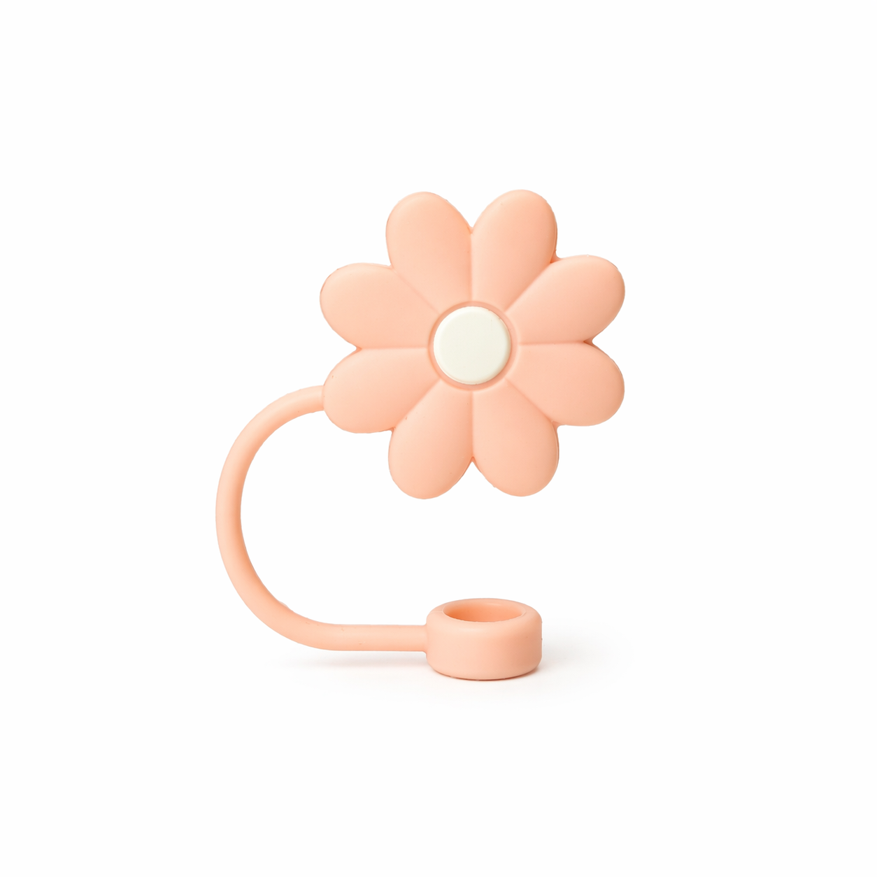 Hugs Straw Toppers Προστατευτικά για Καλαμάκια Tumbler σετ 4τμχ - Flowers