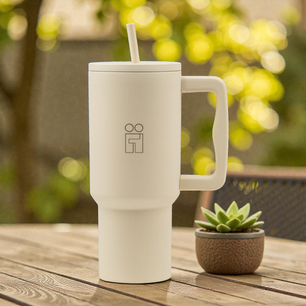 Hugs My Tumbler Ποτήρι Θερμός με Καλαμάκι - 900ml