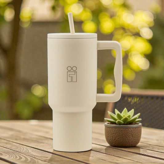 Hugs My Tumbler Ποτήρι Θερμός με Καλαμάκι - 900ml