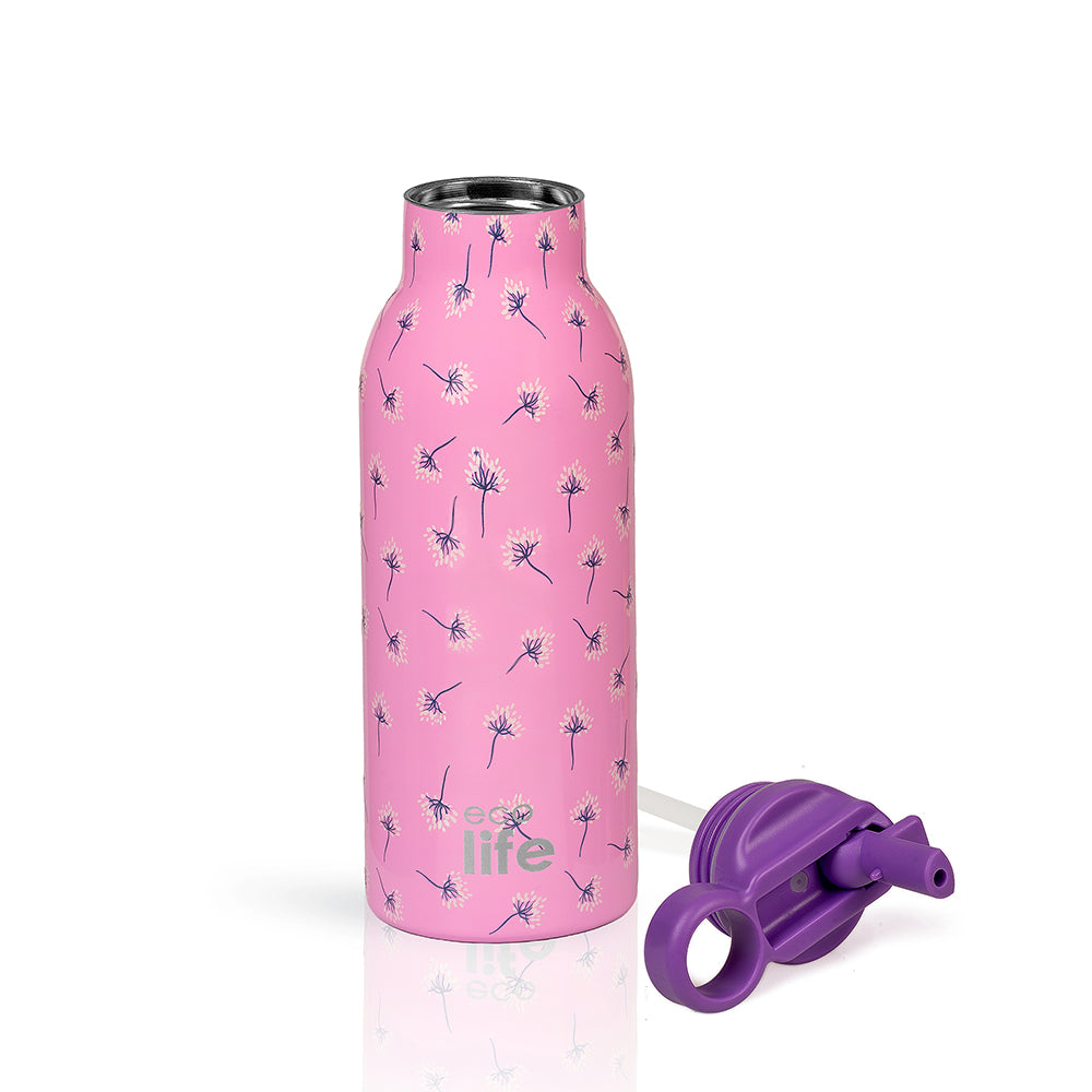 Ecolife Μπουκάλι Θερμός με Εσωτερικό Καλαμάκι - 550ml