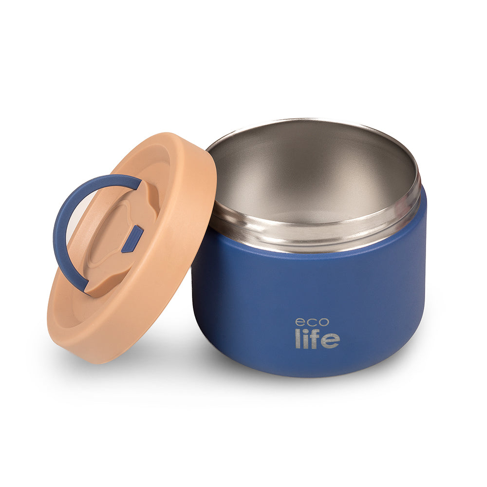 Ecolife Στρογγυλό Θερμός Φαγητού - 650ml