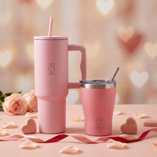 Valentines Box - Tumbler & Coffee Cup Blush Mood