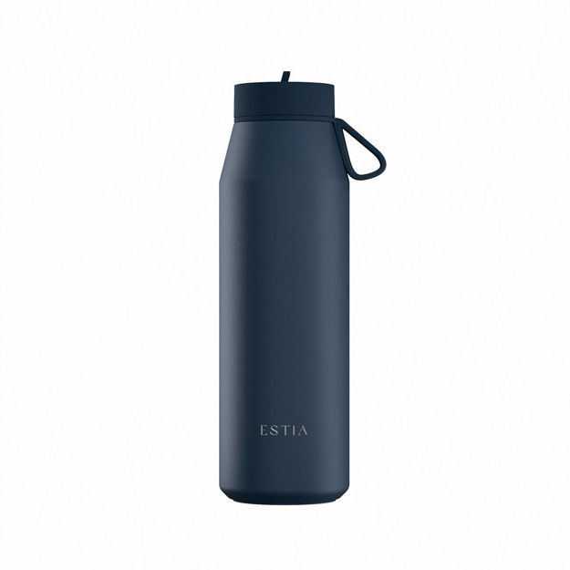 Estia Μπουκάλι Θερμός Pulse Save The Aegean 800ml - Indigo