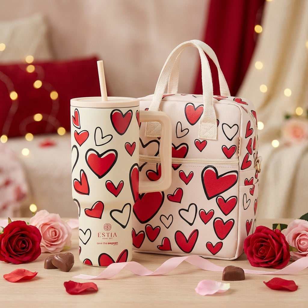 Valentines Box - Tumbler & Ισοθερμική Τσάντα Valentine