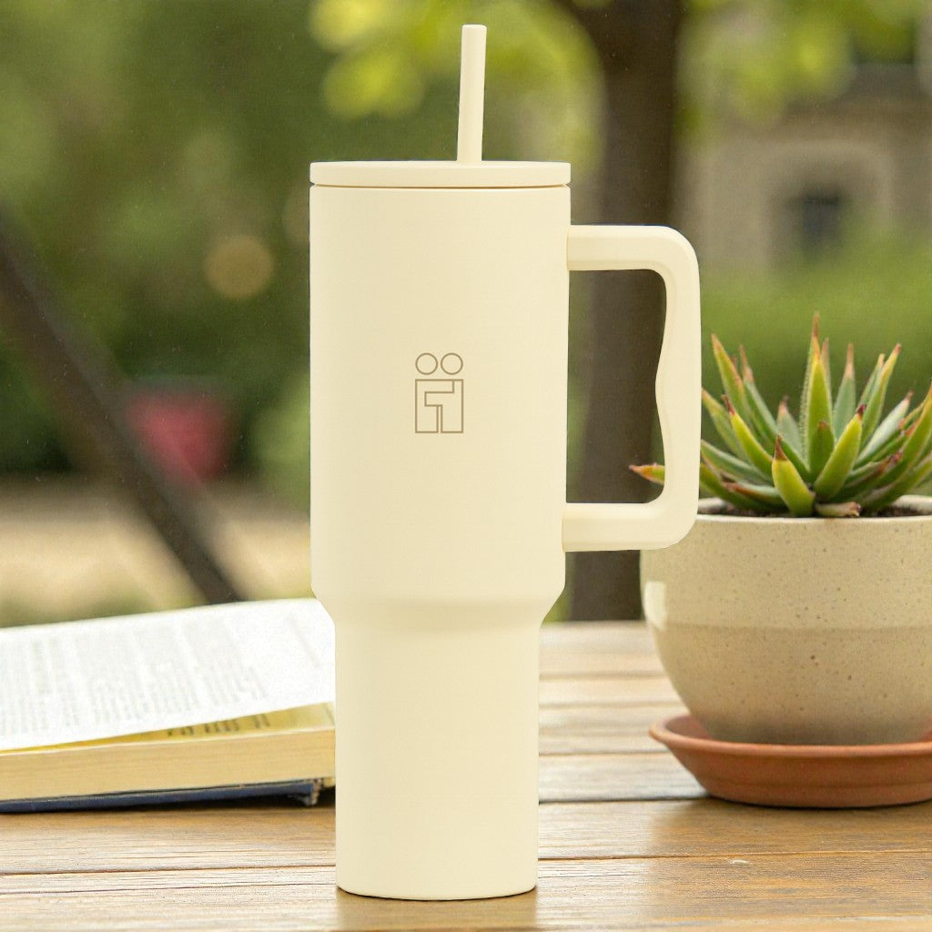 Hugs My Tumbler Ποτήρι Θερμός με Καλαμάκι - 1200ml