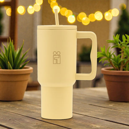 Hugs My Tumbler Ποτήρι Θερμός με Καλαμάκι - 900ml