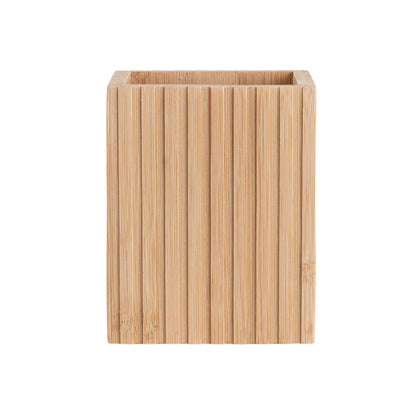 Estia Θήκη Οδοντόβουρτσας Bamboo Essentials Τετράγωνη 8.3x6.5x10.3 εκ