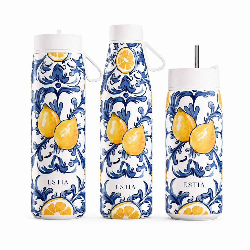 Combo Estia Θερμός Pulse 500ml & Flow 500ml & Lens 350ml Amalfi Coast