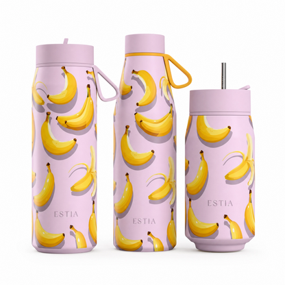 Combo Estia Θερμός Pulse 500ml & Flow 500ml & Lens 350ml Banana Mood