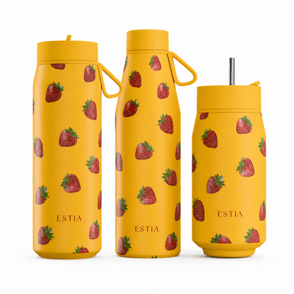 Combo Estia Θερμός Pulse 500ml & Flow 500ml & Lens 350ml Berry Bright