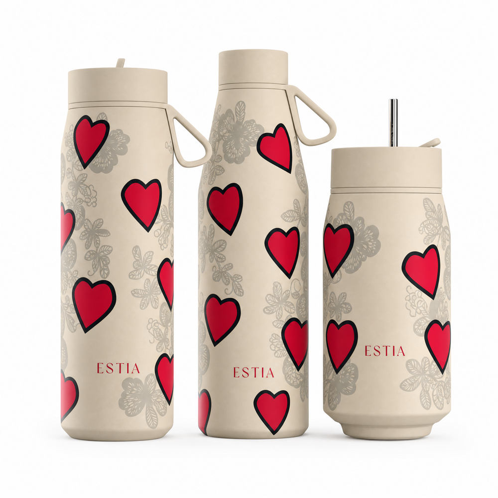 Combo Estia Θερμός Pulse 500ml & Flow 500ml & Lens 350ml Tender Lace