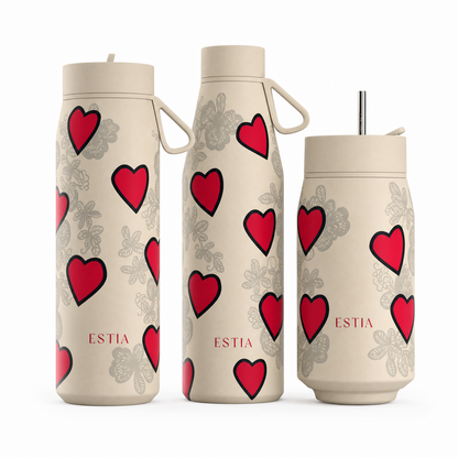 Combo Estia Θερμός Pulse 500ml & Flow 500ml & Lens 350ml Tender Lace