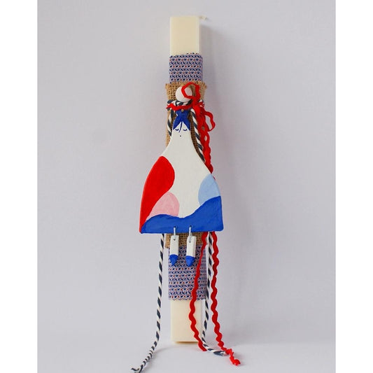 Candlemaker Φυτική Λαμπάδα Wavy Lady