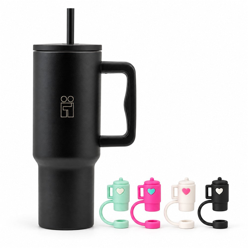 Combo Hugs My Tumbler 1200ml Silent Night & Mini Tumblers Toppers σετ 4τμχ