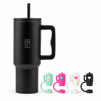 Combo Hugs My Tumbler 1200ml Silent Night & Mini Tumblers Toppers σετ 4τμχ