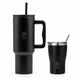Combo Hugs My Tumbler 1200ml Silent Night & Coffee Cup 350ml Μαύρο