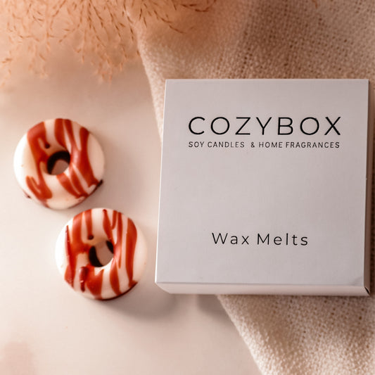 Cozybox Donuts Wax Melts Black Vanilla & Orchid από Κερί Eλαιοκράμβης