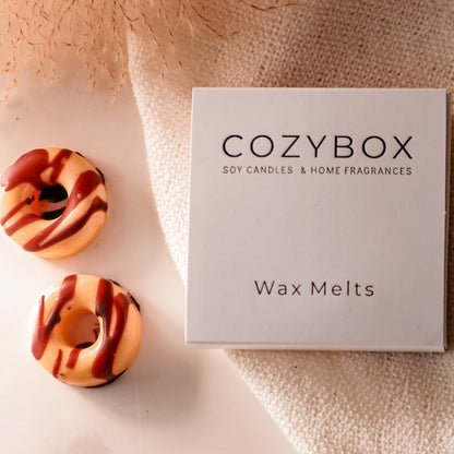Cozybox Donuts Wax Melts Orange & Cinnamon από Κερί Eλαιοκράμβης