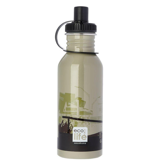 Ecolife Kids Μεταλλικό Ανοξείδωτο Παγούρι Μπουκάλι - 600ml