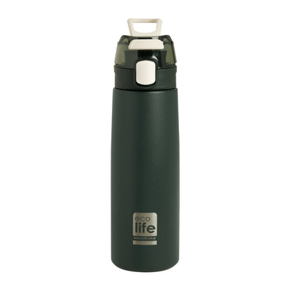 Ecolife Μπουκάλι Θερμός Dark Green με Infuser - 550ml