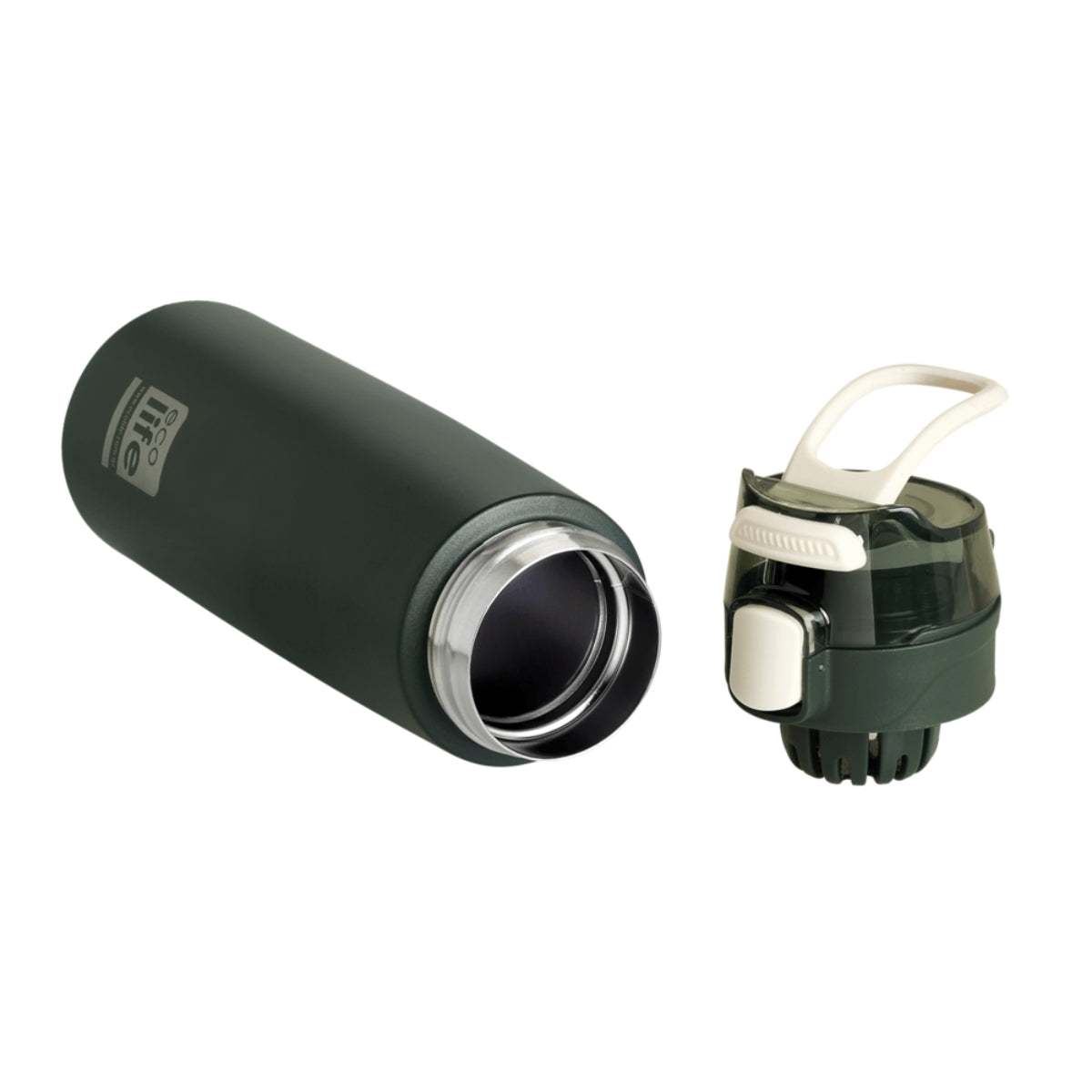 Ecolife Μπουκάλι Θερμός Dark Green με Infuser - 550ml