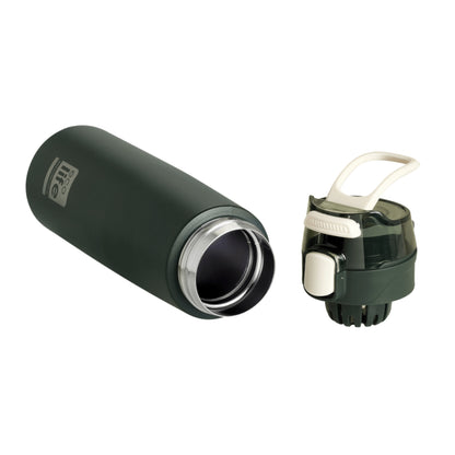 Ecolife Μπουκάλι Θερμός Dark Green με Infuser - 550ml