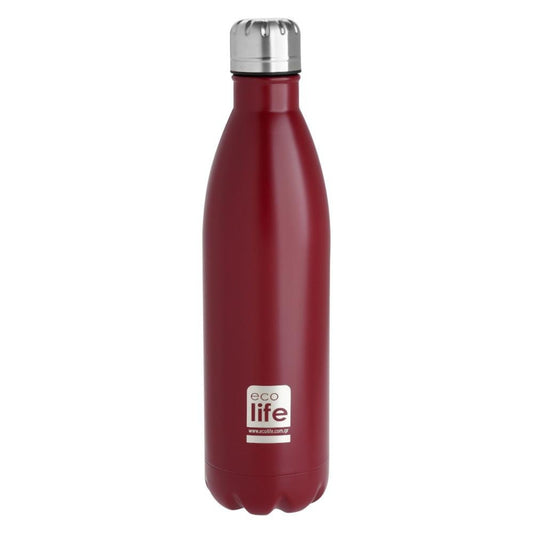 Ecolife Μπουκάλι Θερμός Red Matte - 750ml