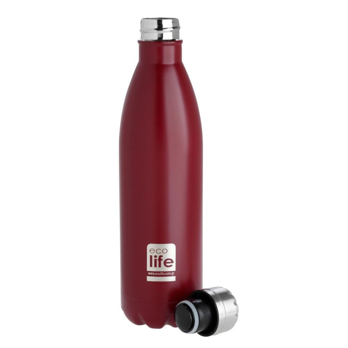 Ecolife Μπουκάλι Θερμός Red Matte - 750ml