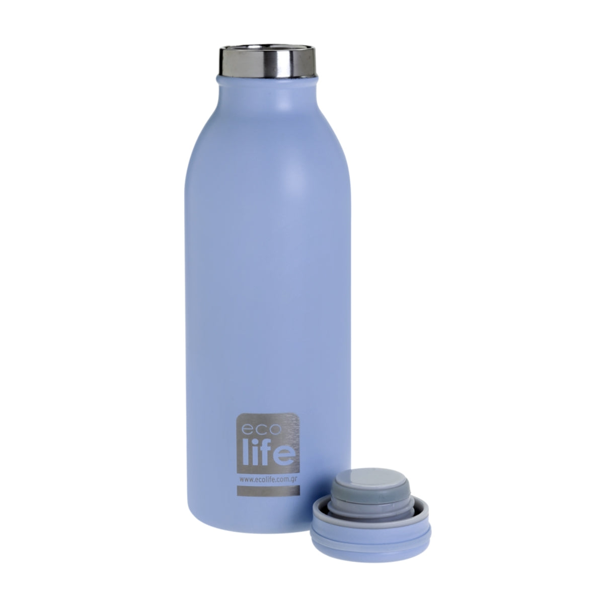 Ecolife Μπουκάλι Θερμός Παστέλ Μπλε - 450ml
