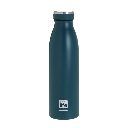 Ecolife Μπουκάλι Θερμός Slim Μπλε - 500ml